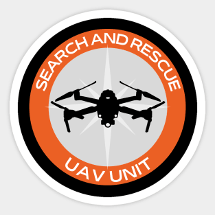 Search and Rescue UAV/Drone unit Patch Sticker